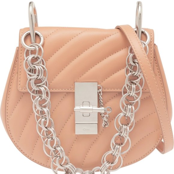 NEW $1950 CHLOÉ Drew Bijou quilted leather bag - Picture 2 of 16